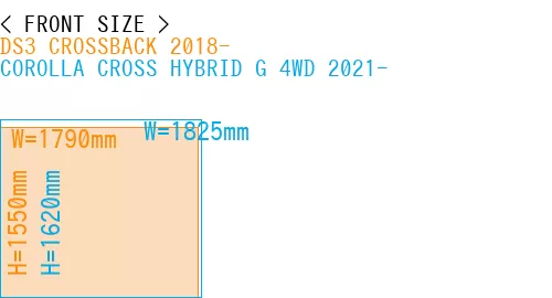 #DS3 CROSSBACK 2018- + COROLLA CROSS HYBRID G 4WD 2021-